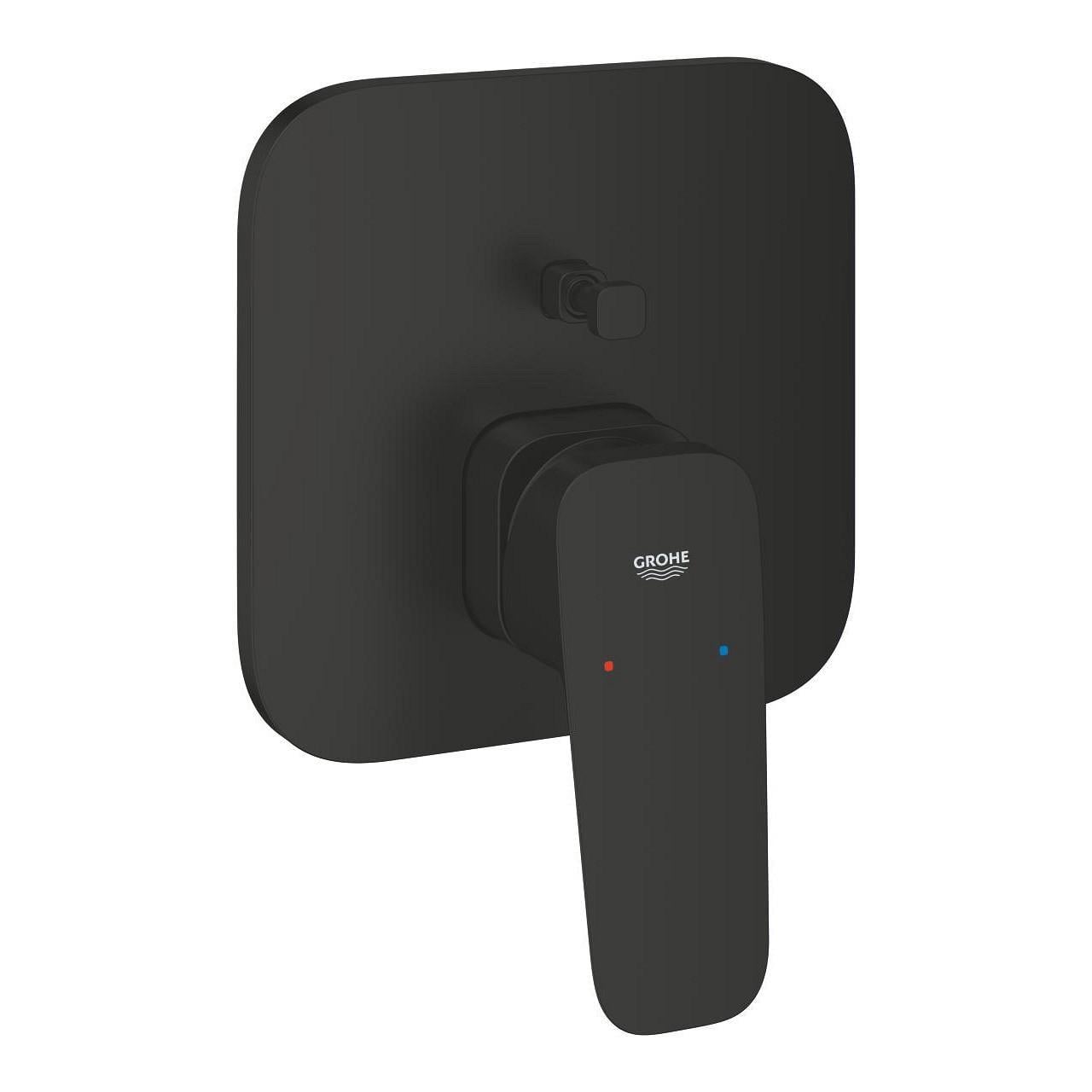 Змішувач для душу Grohe Cubeo одноважільний Чорний матовий (1017782430)