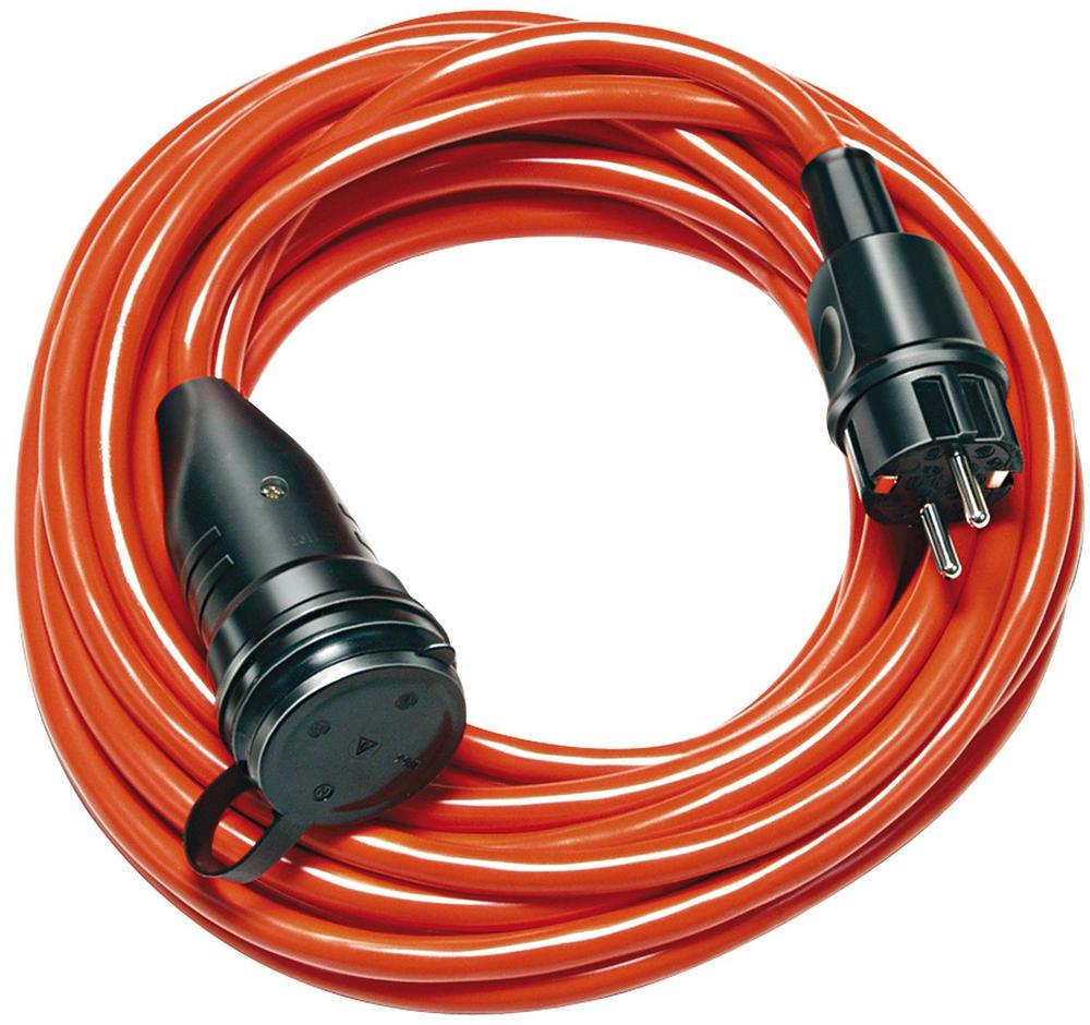 Переноска-подовжувач Brennenstuhl 230V кабель 3x2,5 мм IP44 10 м Помаранчевий
