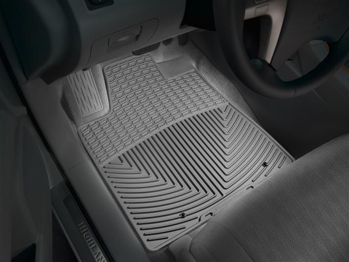 Коврики автомобильные передние резиновые WeatherTech W120GR Toyota Highlander 2008-2013 Серый (1185132338)
