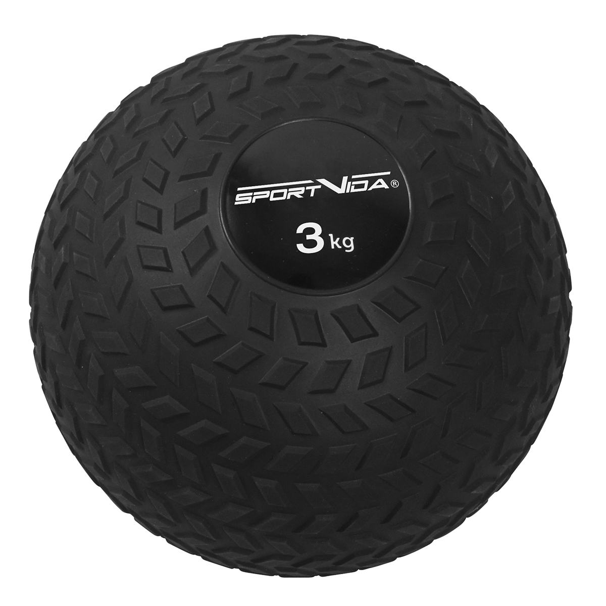 Слэмбол SportVida Slam Ball для кроссфита 3 кг Black (SV-HK0345)