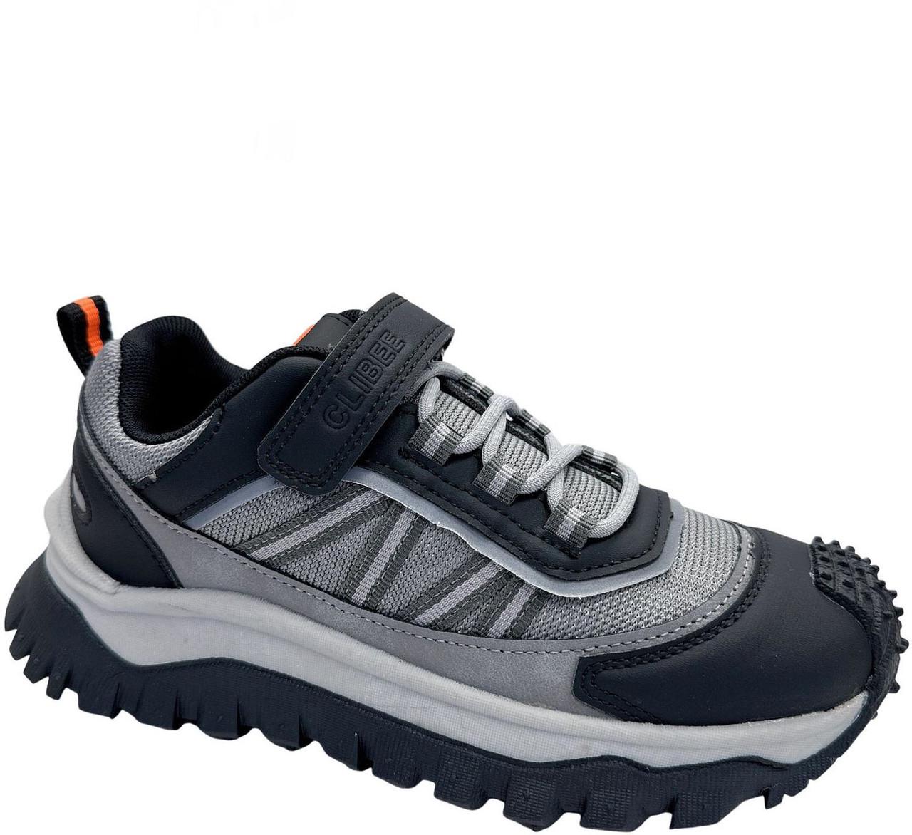 Кросівки для хлопчиків Clibee EC34343/38 р. 38 Сірий