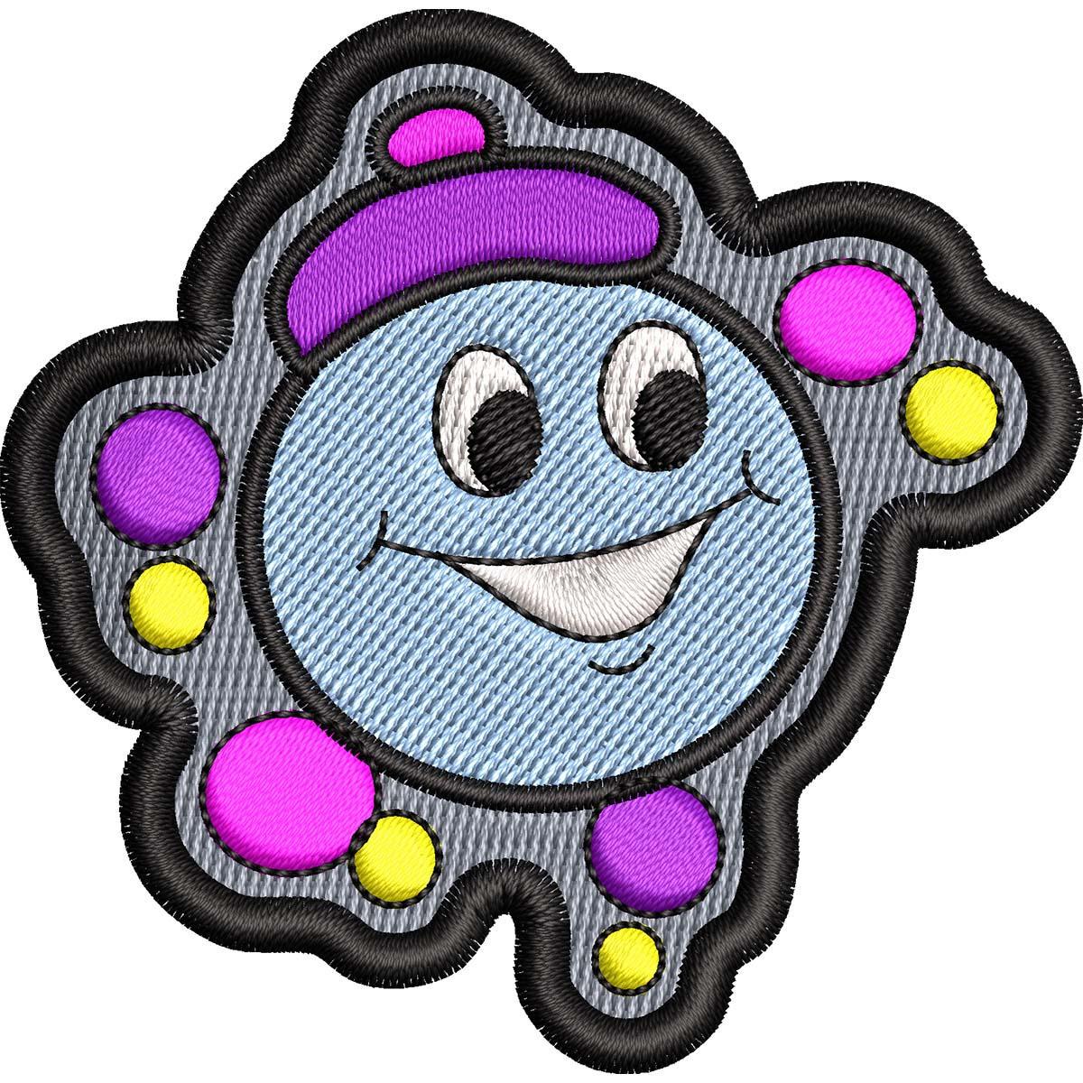 Нашивка патч Капітошка 6x6 см (20106)