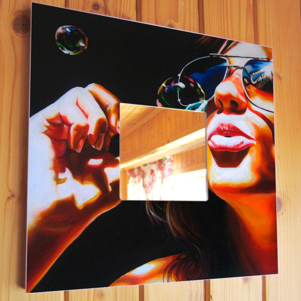 Зеркало декоративное Мыльные пузыри 260х260 мм (M00167)