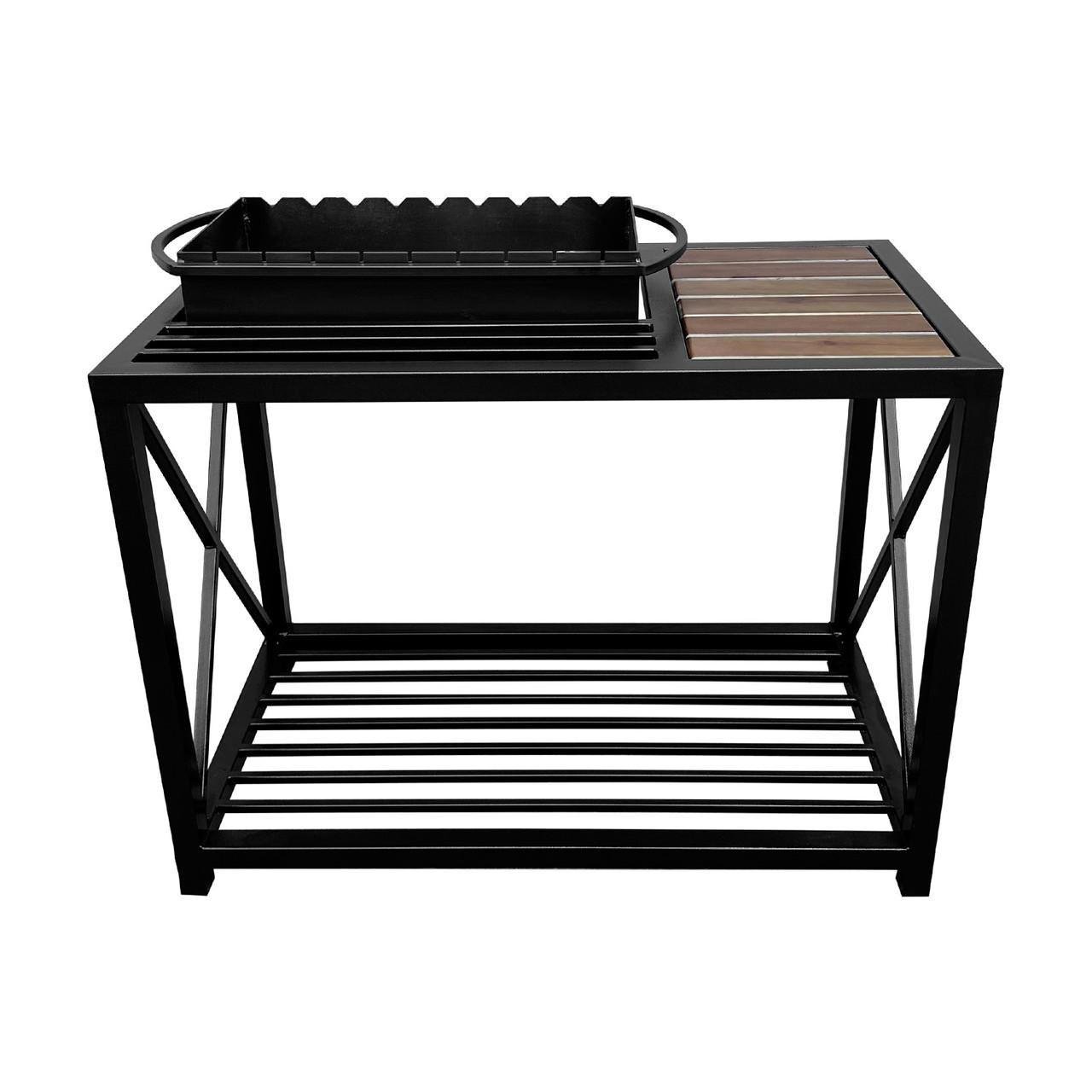 Мангал Metalzavod Тор на 9 шампуров 4 мм в стиле Loft 110х59х92 см (ML9-4CX)