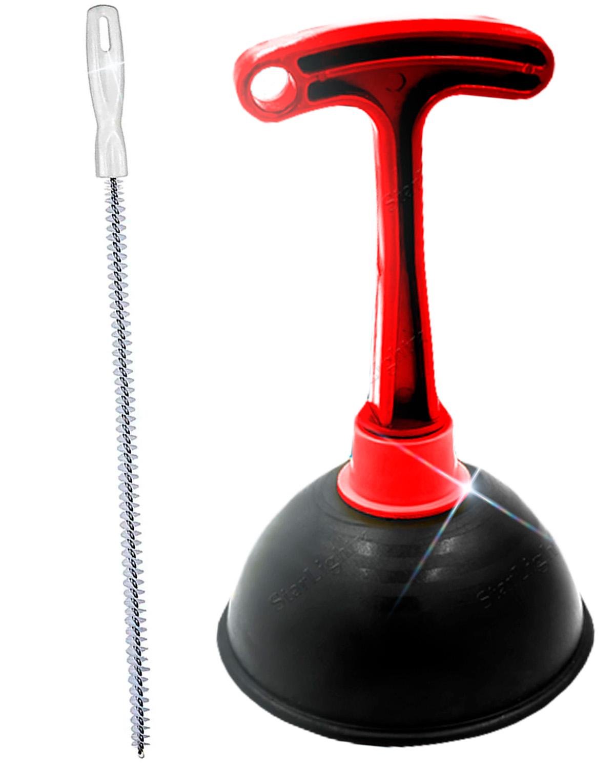 Комплект для прочистки труб BRS вантуз для унитаза/щетка гибкая (553459464) Комплект для прочистки труб BRS вантуз для унитаза/щетка гибкая (553459464)