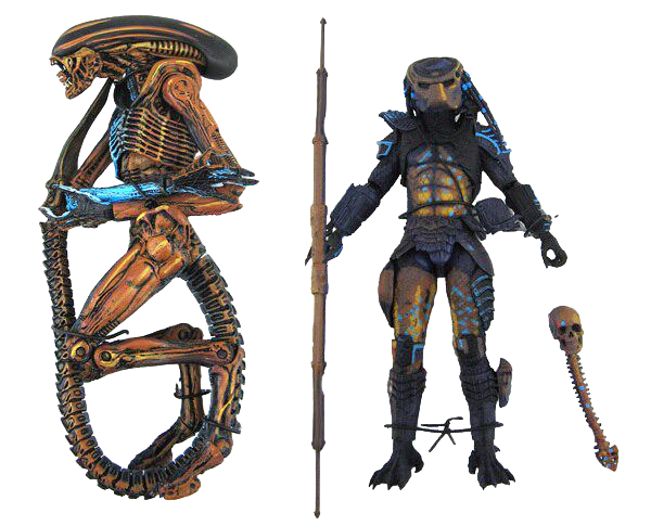 Фигурка чужого NECA Alien dog Охотник ПВХ 18 см