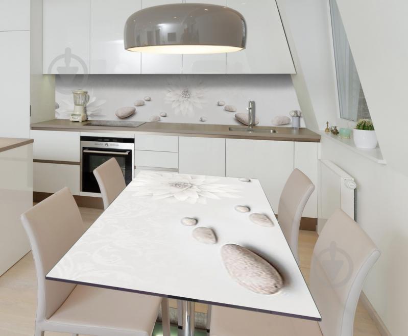 Наклейка виниловая на стол Zatarga "Камни Лотосы" 600х1200 мм (Z181386st) Наклейка виниловая на стол Zatarga "Камни Лотосы" 600х1200 мм (Z181386st)