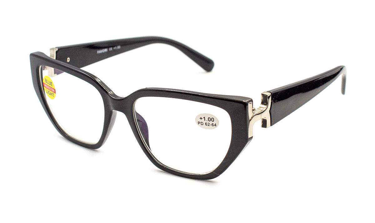 Окуляри для зору в пластиковій оправі Favori 25706-C1 Blue blocker -3,00