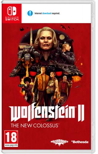 Гра Wolfenstein II 2 The New Colossus для Nintendo Switch картридж (0044)