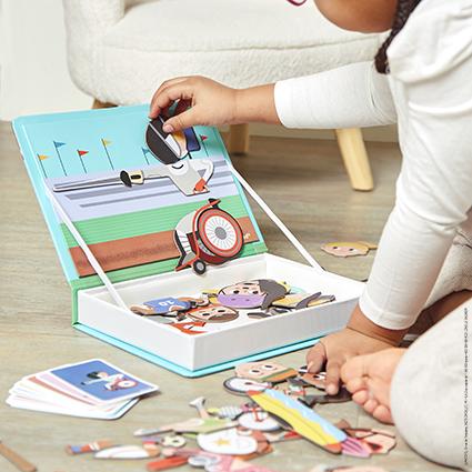 Магнитная учебная книга Janod Спорт 65 элементов (J02596) - фото 9 Магнитная учебная книга Janod Спорт 65 элементов (J02596) - фото 9