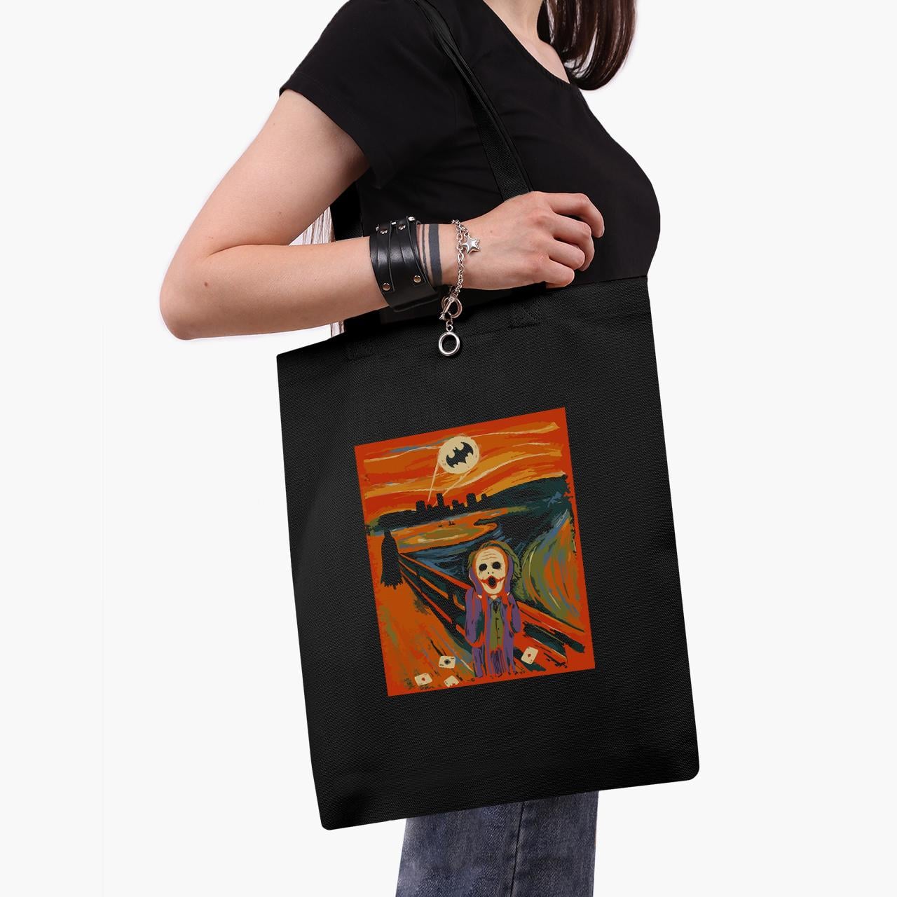 Эко сумка шоппер Крик Эдварда Мунка Vincent van Gogh 41x35 см Черный (9227-2966-BKZ) Эко сумка шоппер Крик Эдварда Мунка Vincent van Gogh 41x35 см Черный (9227-2966-BKZ)