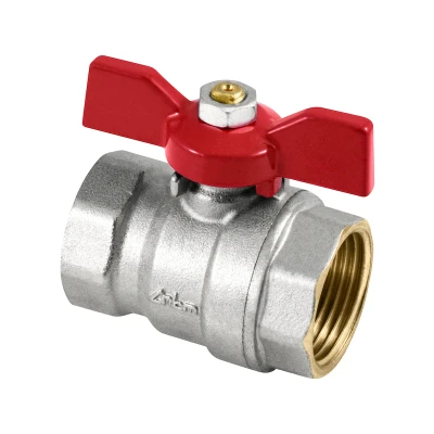 Кран кульовий RBM IRO 1" ВВ червоний метелик (AKV-09890632)