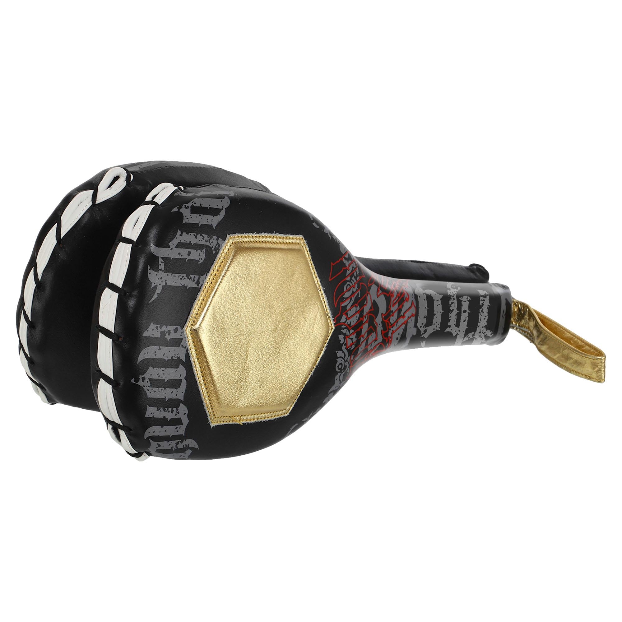 Ракетка для тхэквондо одинарная SP-Sport BO-4998 2 шт. Черно-золотой (32311905)