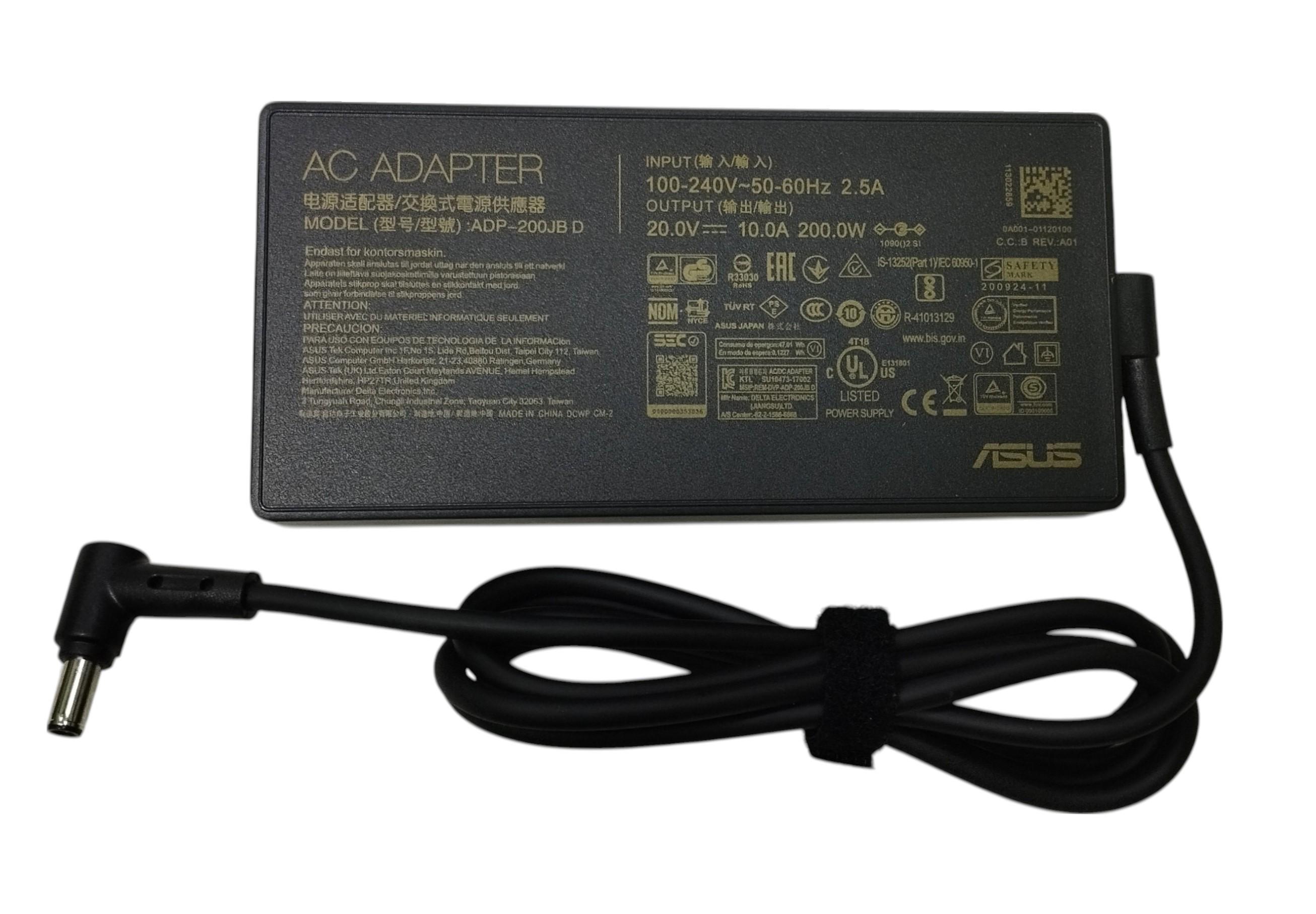Блок питания для ноутбука Asus 200W 20V 10A ADP-200JB D OEM 6,0x3,7 мм
