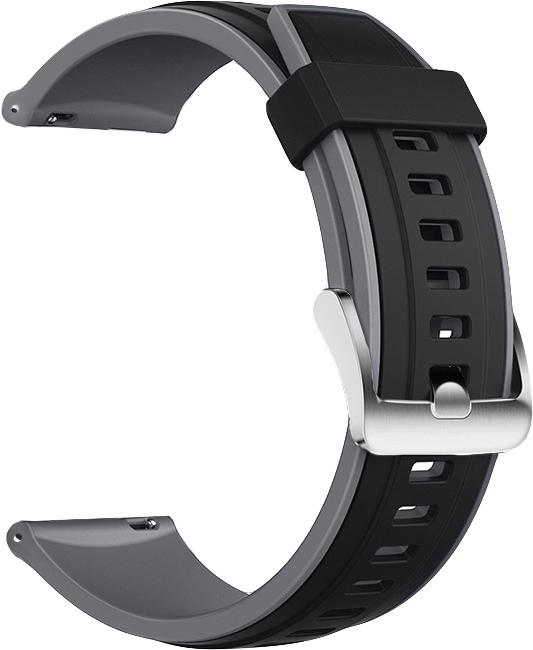 Ремешок Coholl для Amazfit GTR 2e Black-Grey (20764) - фото 2 Ремешок Coholl для Amazfit GTR 2e Black-Grey (20764) - фото 2