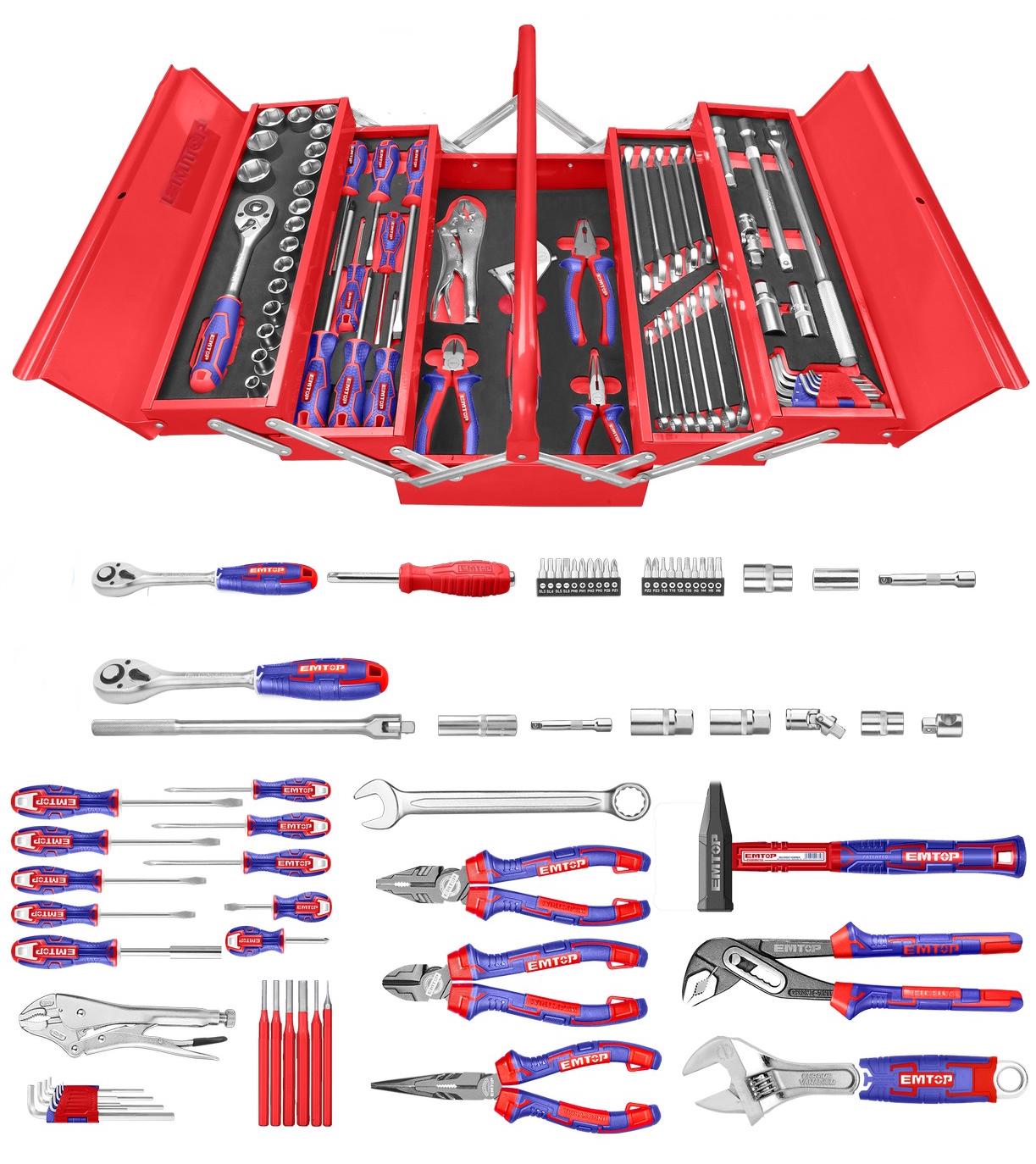 Набор инструментов EMTOP EHTS00108 108 шт.