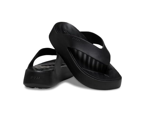 В'єтнамки жіночі Crocs Getaway Platform Flip Black р. 37-38 Чорний (22406)