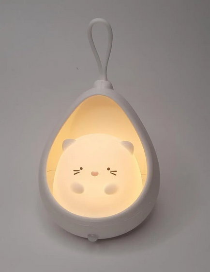 Ночник котик в корзине с сенсором движения и встроенным аккумулятором (TL-11) - фото 4 Ночник котик в корзине с сенсором движения и встроенным аккумулятором (TL-11) - фото 4