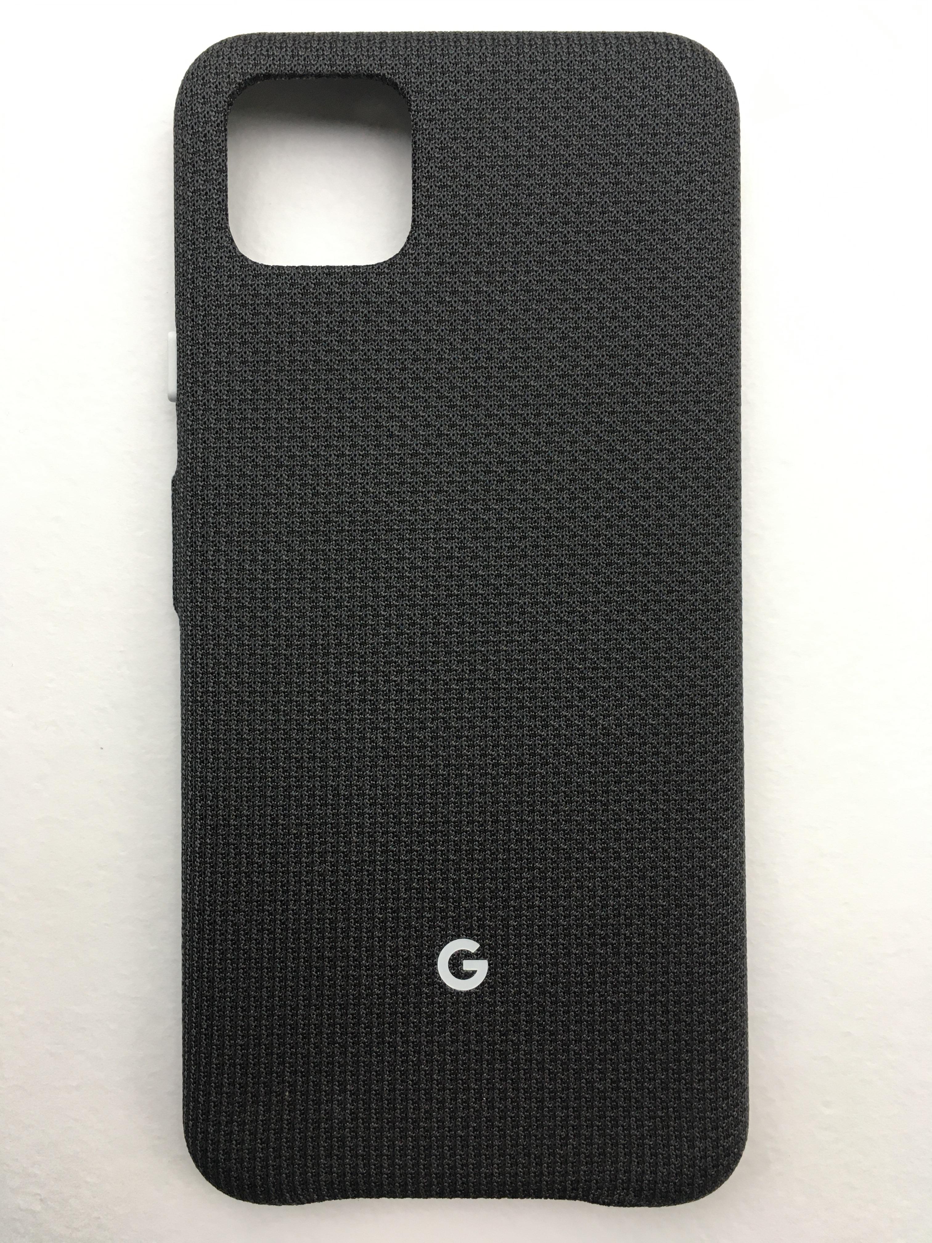 Противоударный чехол Soft Knit Fabric Case GA01276 для Google Pixel 4 XL Black - фото 5