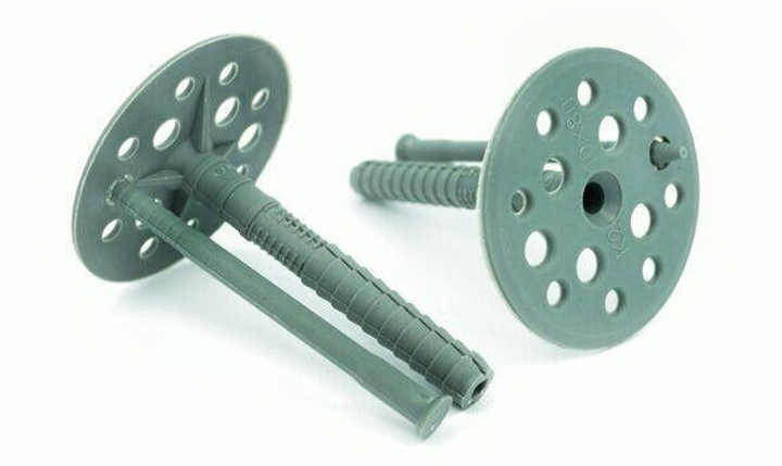 Зонты для пенопласта 10х200 мм дюбель с пластиковым гвоздем 50 шт. Зонты для пенопласта 10х200 мм дюбель с пластиковым гвоздем 50 шт.