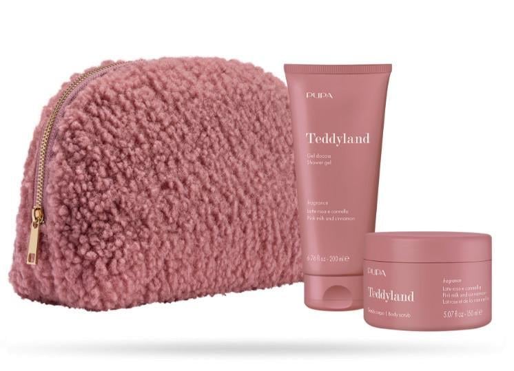 Набор гель для душа/скраб Pupa TeddyLand Kit Scrub Corpo/Shower Gel Milk Pink and Cinnamon 150 мл/200 мл (2815050548)