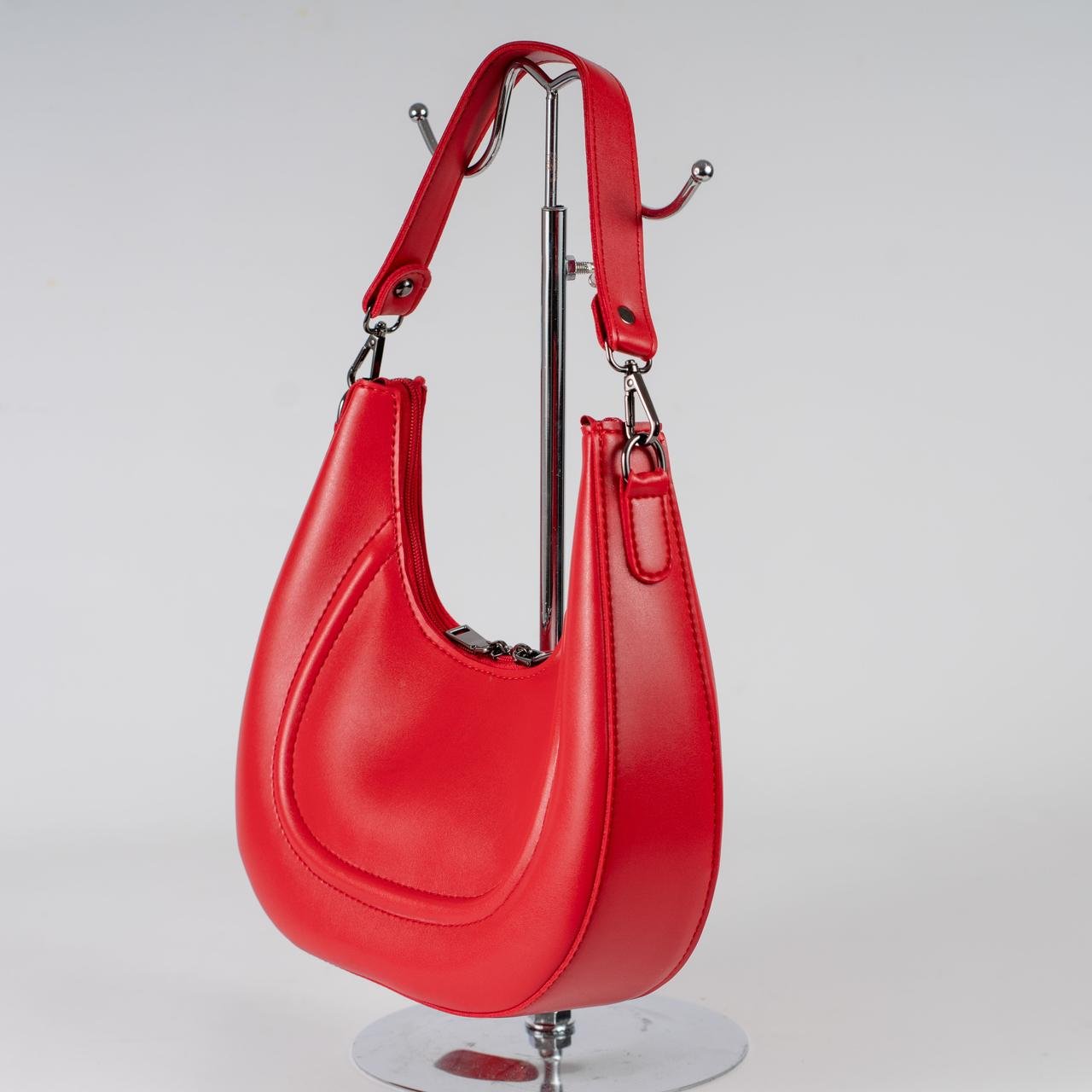 Сумка жіноча багет XENIA № 30-24 Червоний - фото 2 Сумка жіноча багет XENIA № 30-24 Червоний - фото 2