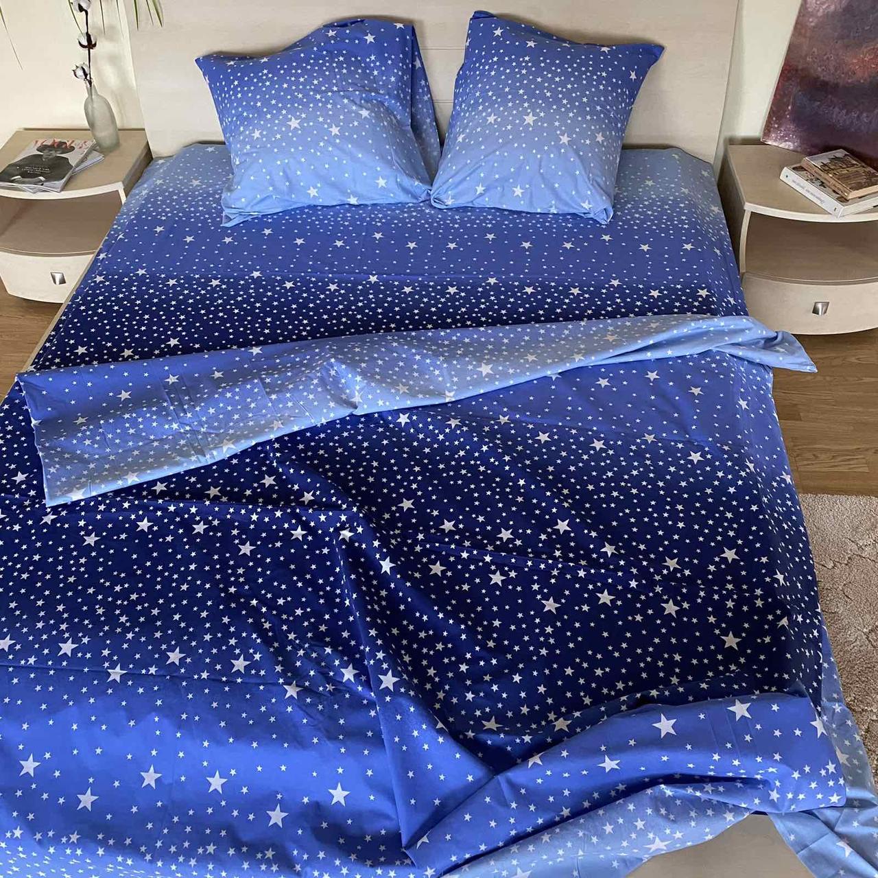 Комплект постельного белья Gold Звездопад евро (14369)