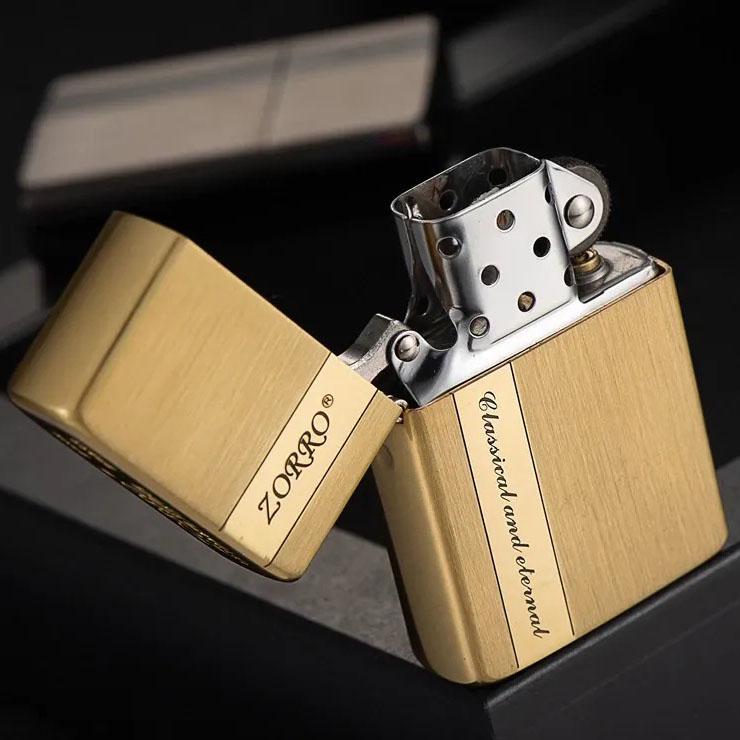 Набор для зажигалки бензиновая Zorro HL-363 Золото (310869) - фото 3 Набор для зажигалки бензиновая Zorro HL-363 Золото (310869) - фото 3