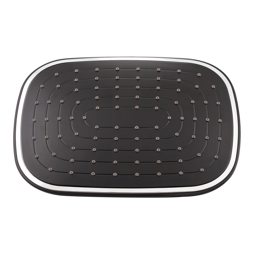 Змішувачі для ванни латунні Q-tap MLGSBC 2в1 душова система та змішувач для умивальника Чорний/Хром (23200080) - фото 7