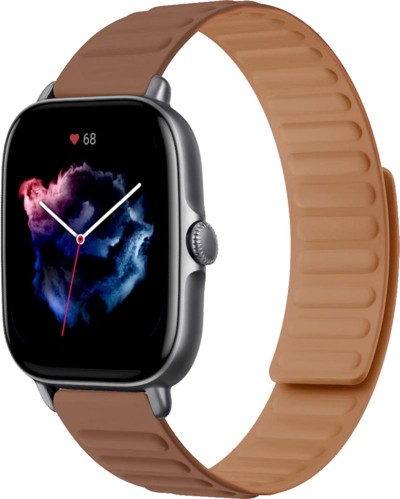 Ремешок Magneter для Amazfit GTS 3 Brown (26629-30)