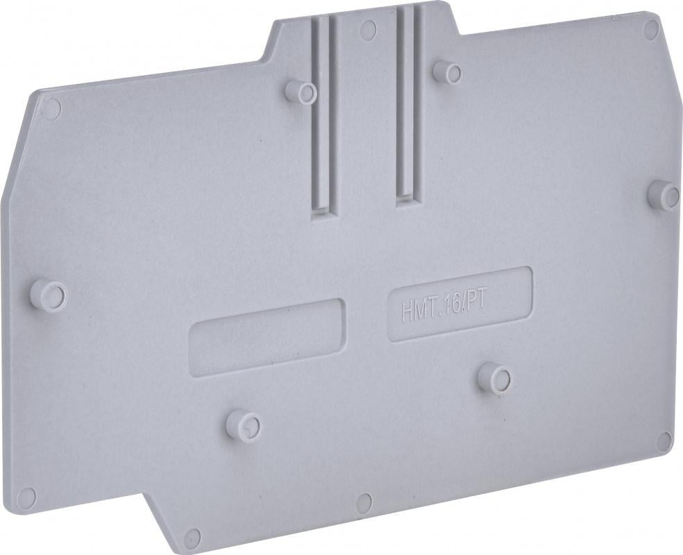 Пластина боковая для наборных клемм ETI ESP-HMT.16/PT ESP-HMM.16/HTE.16 Cерый (3903141)