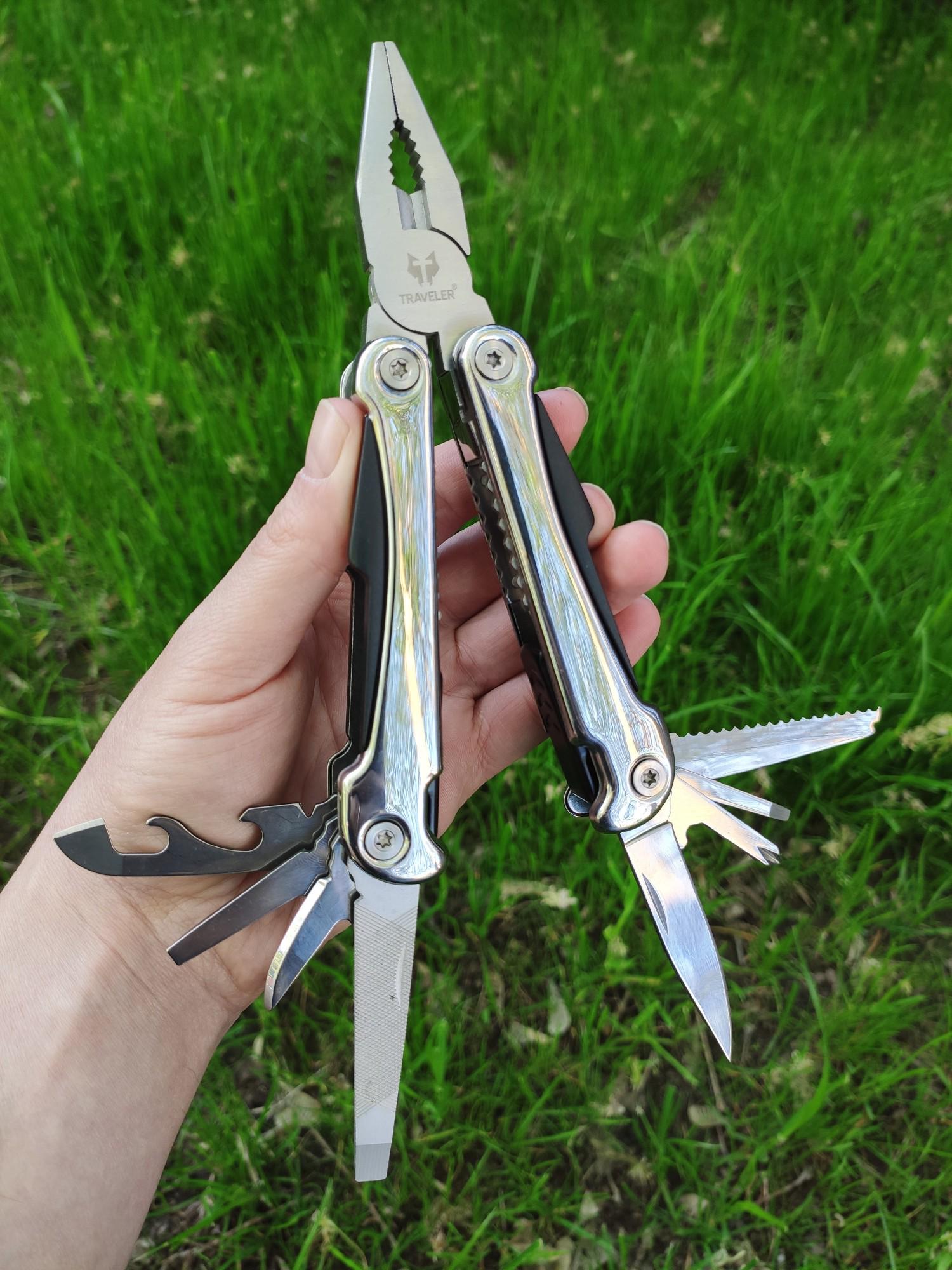 Мультитул Traveler MT 6в1 в чехле Silver (25674249) - фото 5