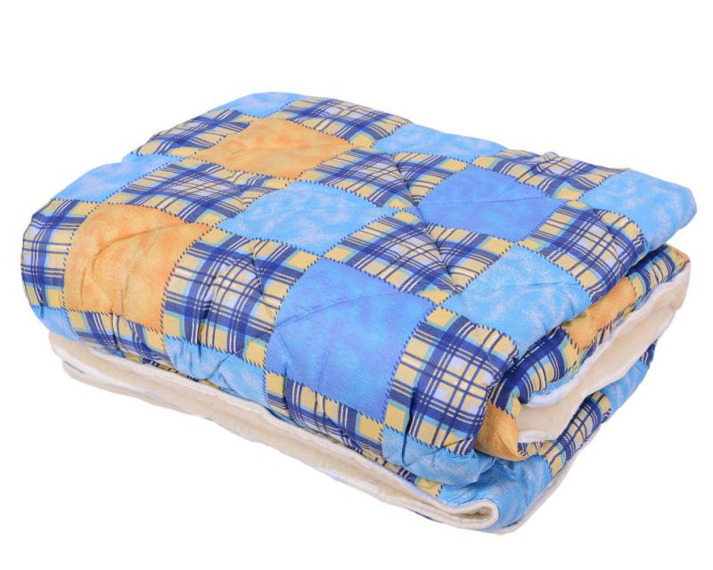 Одеяло открытое овечья шерсть/поликоттон двуспальное 180х210 (51236-12-D)