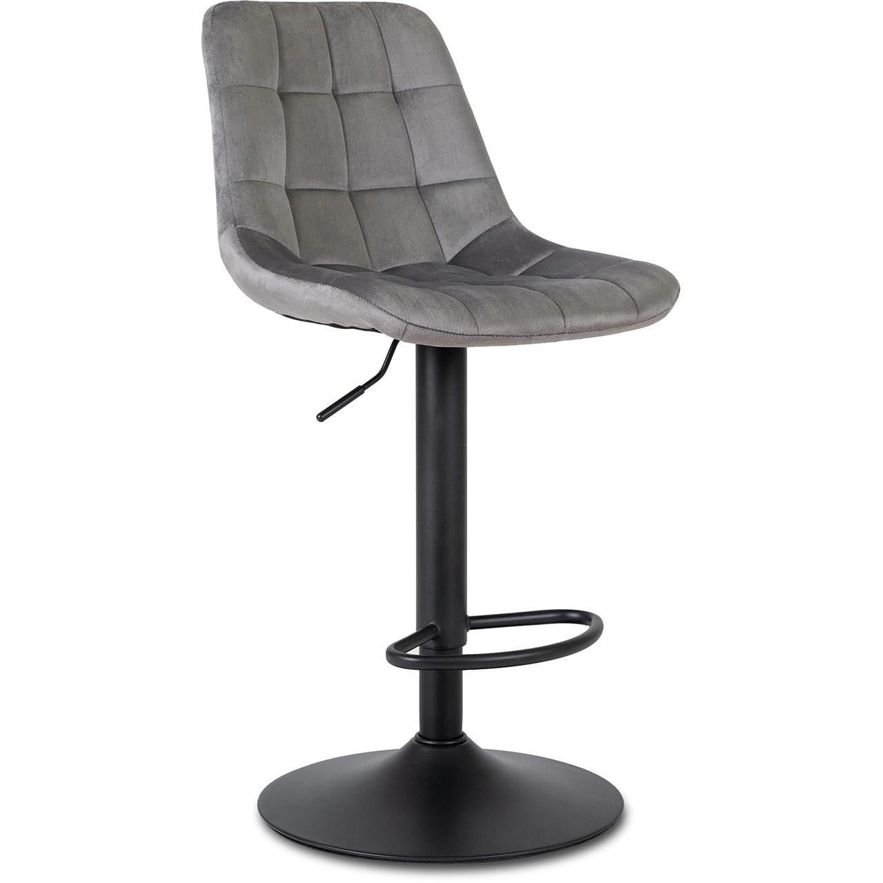 Барный стул Mebel Elite Arcos велюр Серый (ONTH-wl33657)