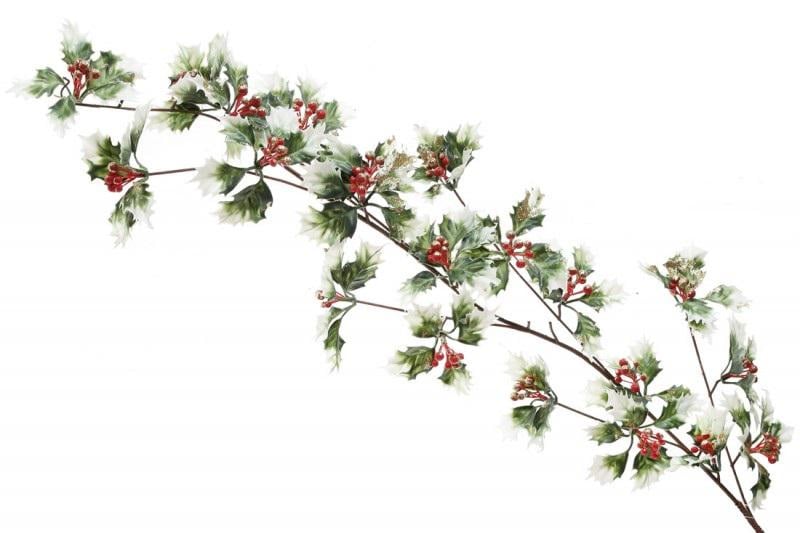 Декорация новогодняя Ветка рождественская омела 839290 100 см (100662)