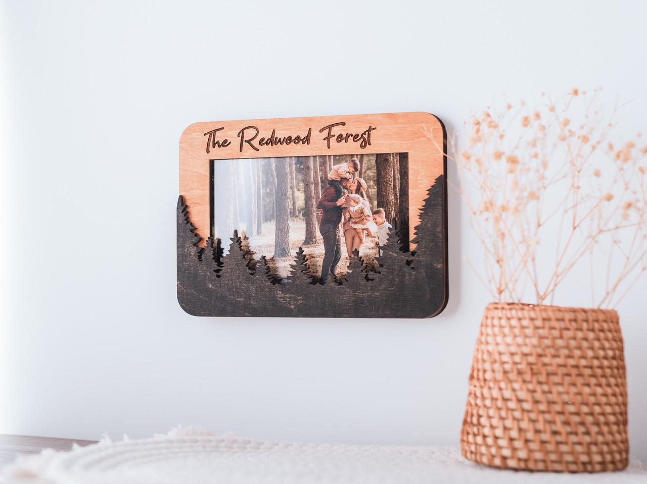 Фоторамка The Frame Depot Ліс персоналізована 10х15 см Бежевий (forest_4x6_horizontal-5) - фото 2 Фоторамка The Frame Depot Ліс персоналізована 10х15 см Бежевий (forest_4x6_horizontal-5) - фото 2