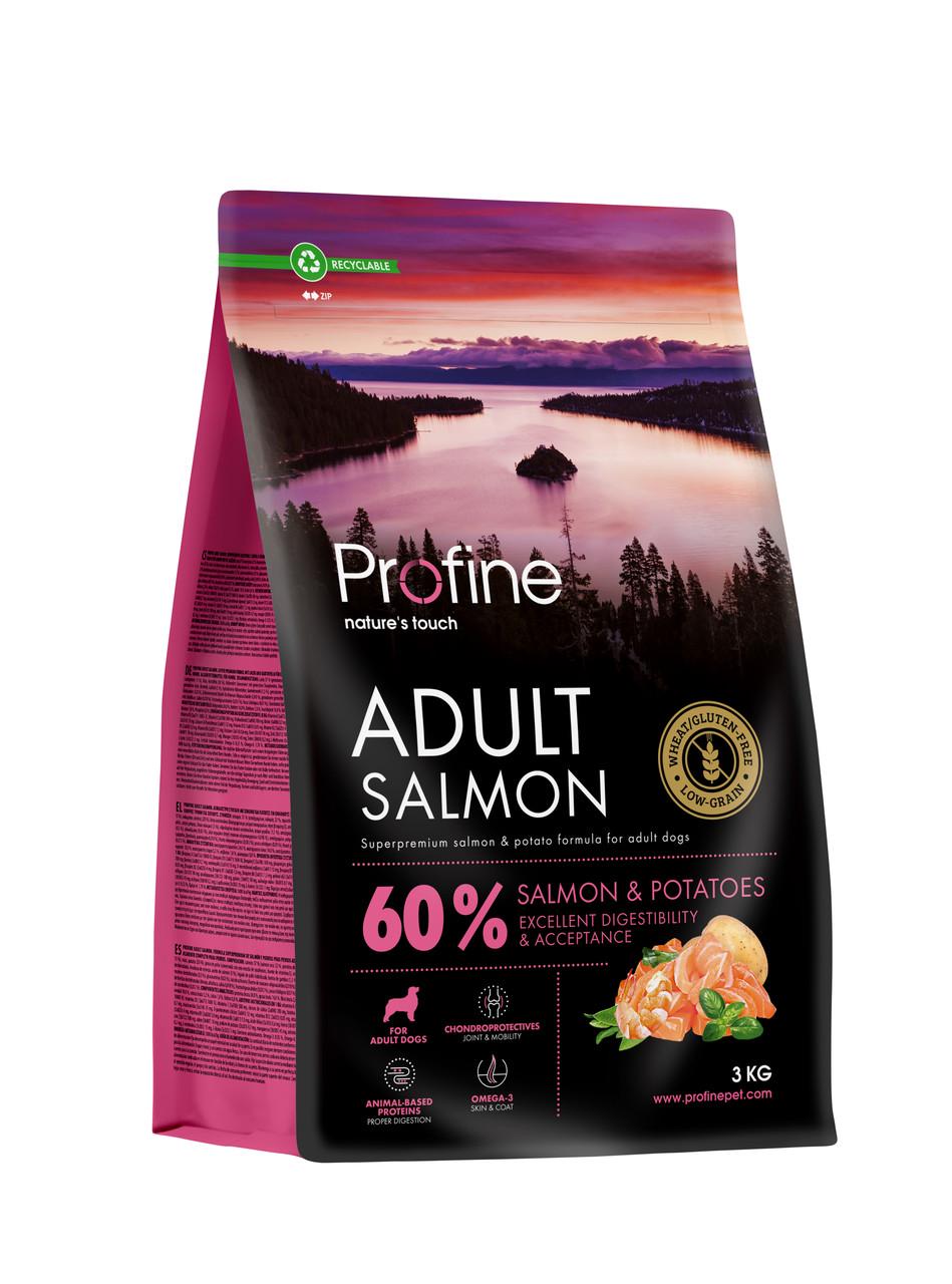 Сухий корм для дорослих собак всіх порід Profine Salmon 3 кг лосось - фото 1