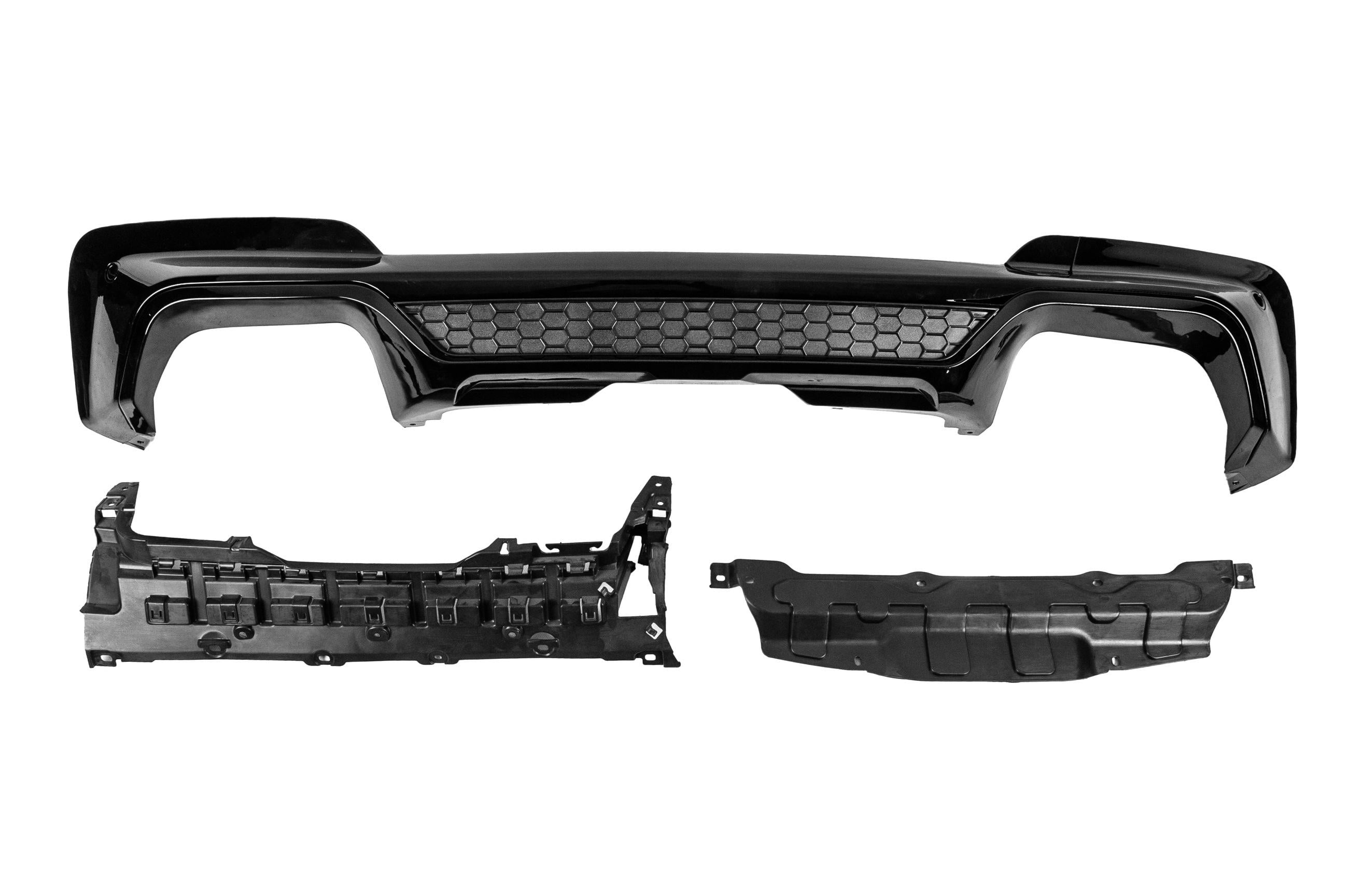 Диффузор задний Cixtai для F97/M-Sport 2018-2021 для BMW X3 G01 2018- рр. abs-пластик Черный (176130)