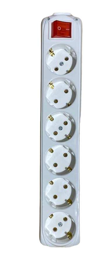 Колодка на 6 гнезд Lumano MODERN с заземлением с выключателем ABS-пластик (000018118) Колодка на 6 гнезд Lumano MODERN с заземлением с выключателем ABS-пластик (000018118)