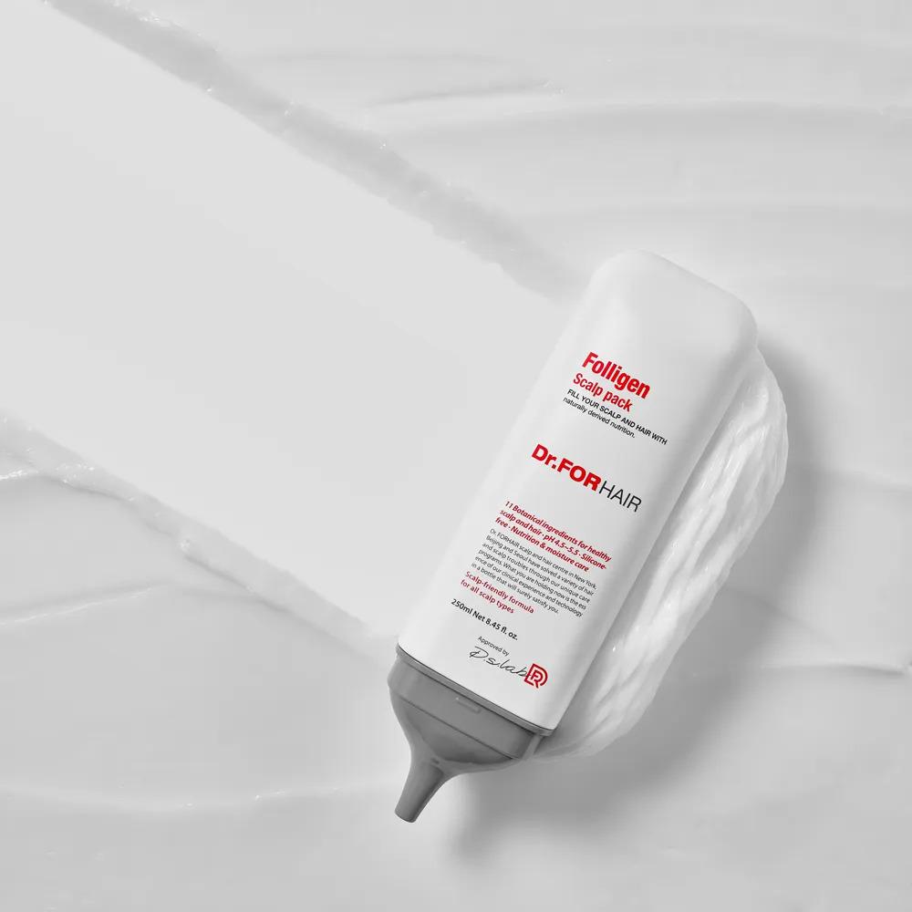 Маска для кожи головы оздоравливающая Dr.FORHAIR Folligen Scalp Pack 250 мл - фото 2 Маска для кожи головы оздоравливающая Dr.FORHAIR Folligen Scalp Pack 250 мл - фото 2