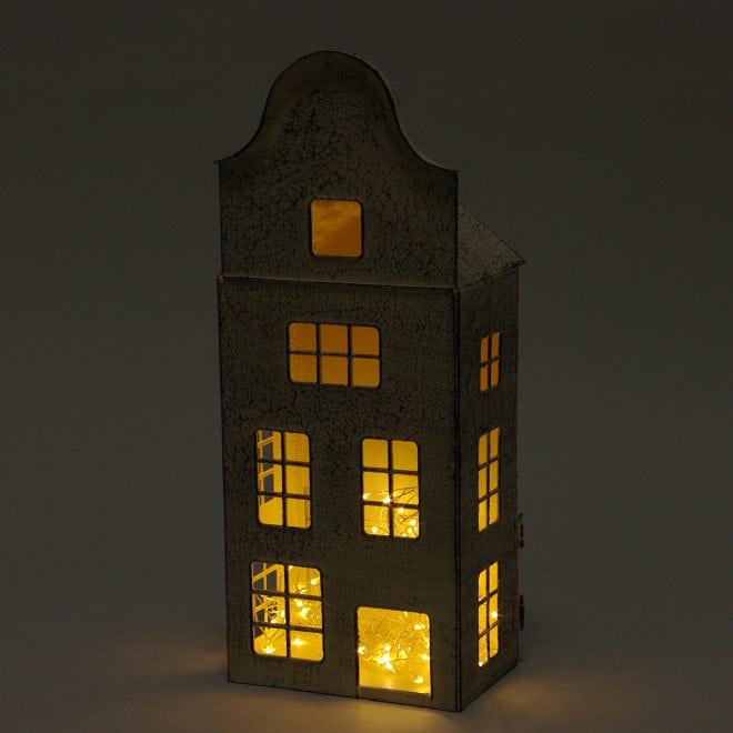 Свічник Flora Будиночок металевий 33 см Кремовий (39566) - фото 2 Свічник Flora Будиночок металевий 33 см Кремовий (39566) - фото 2