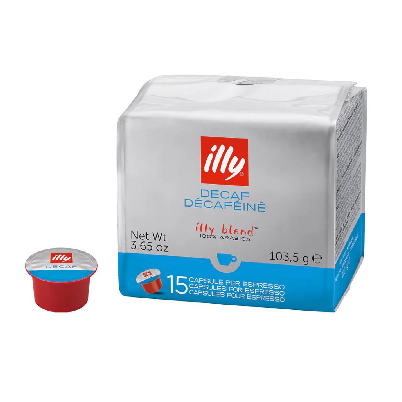 Кофе illy MPS Decaffeinato в капсулах 15 шт. (20633147)