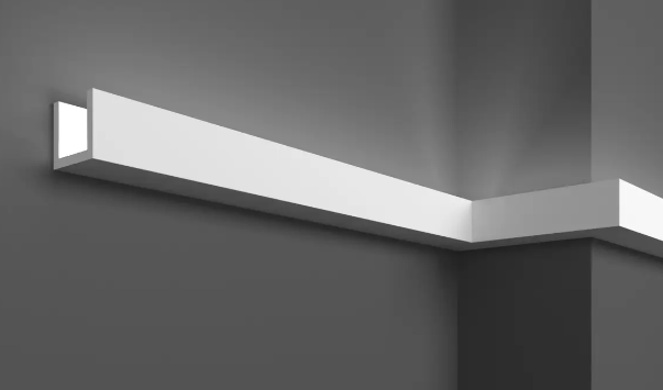 Молдинг полімерний для LED-освітлення Grand Décor KH 901 жорсткий 2000 мм (2281144584)