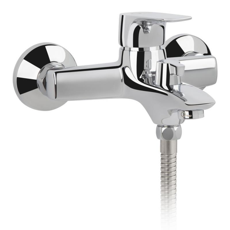 Смеситель для ванны Q-tap Uno CRM 006 латунь Хром (QTUNOCRM006NEW)