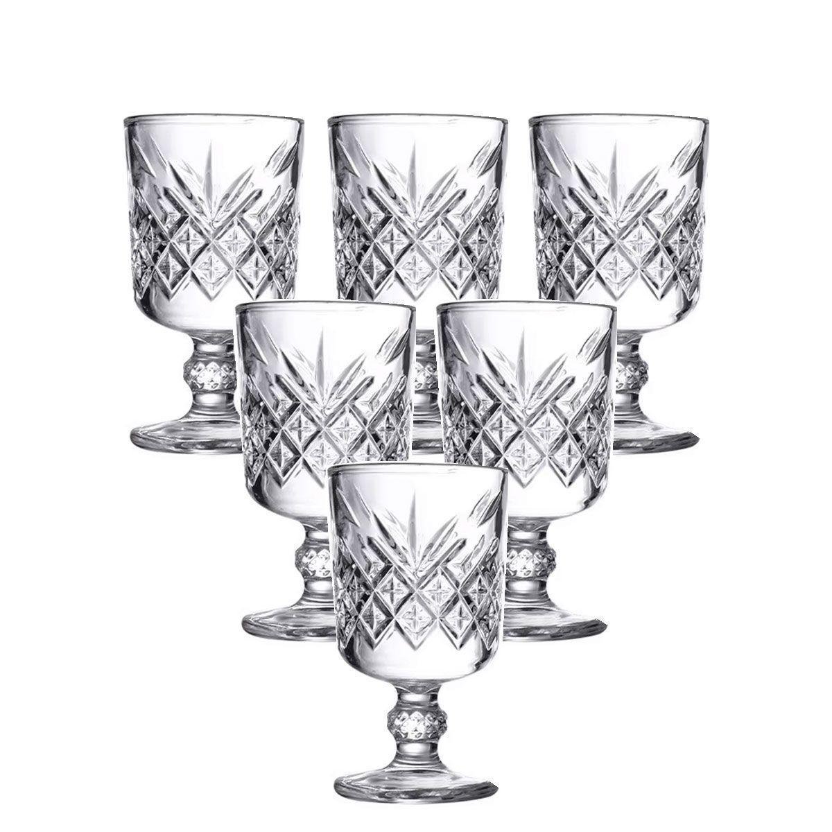 Набор рюмок на ножке стеклянные HP-YH-42 6 шт. 60 мл (A-033643)