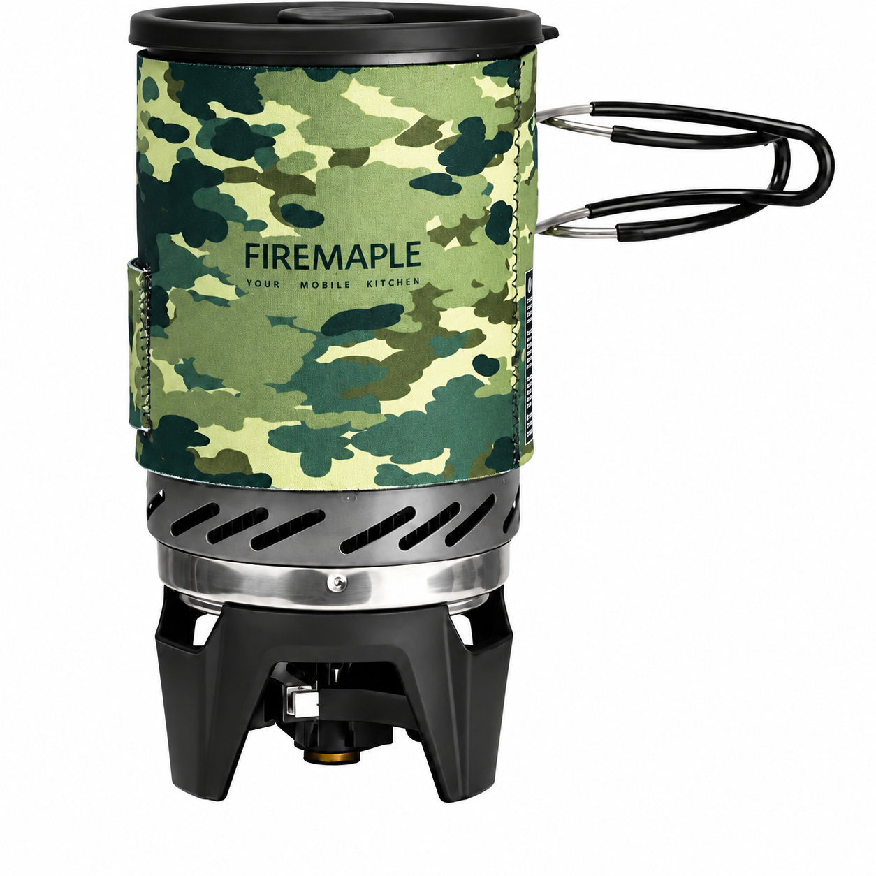 Набір посуду для приготування їжі з пальником FM X1 Camo 1 л 2,2 кВт 128x225 мм Камуфляж (38125053)