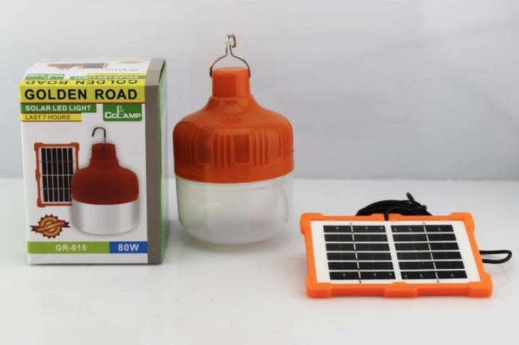 Светильник на солнечной батарее аккумуляторный Golden Road GR015 с крючком (2242799408)