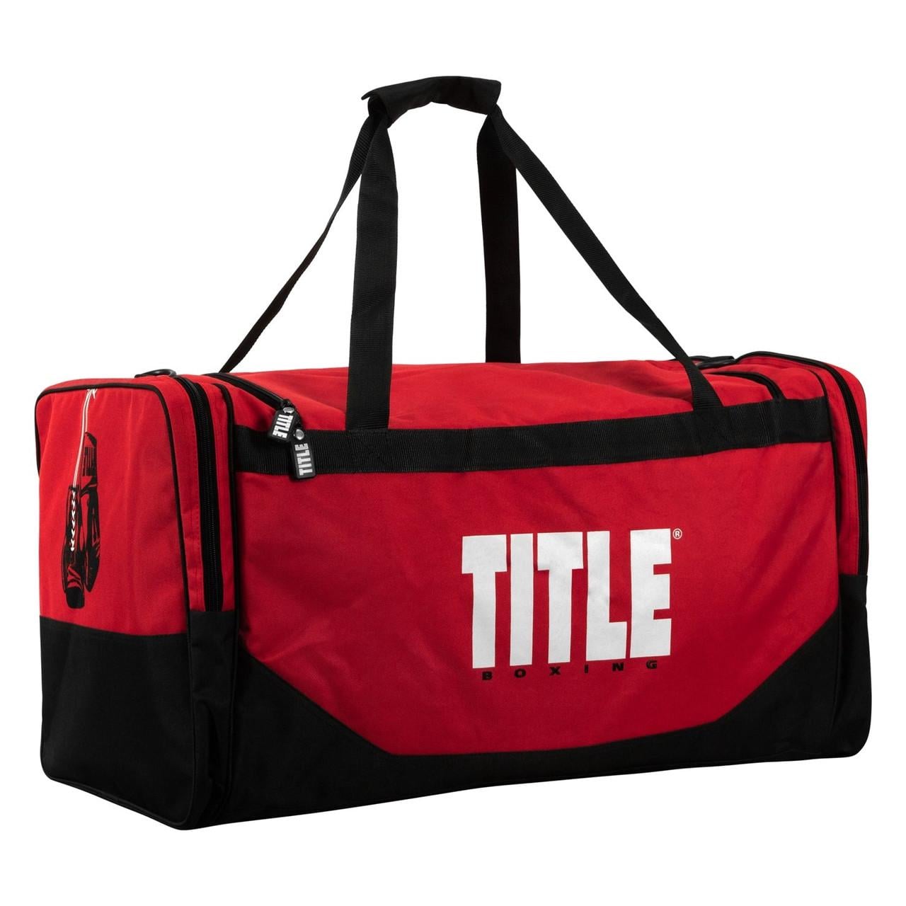 Спортивна сумка TITLE Boxing Deluxe Gear Bag Red 70 л