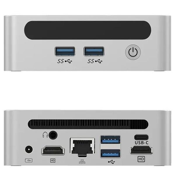 Мини-ПК GenMachine Ren 4000/Ryzen 5 4600H/RAM 16GB SSD 256GB Type-C Wi-Fi Bluetooth Windows 11 Серый (epic2124) - фото 2