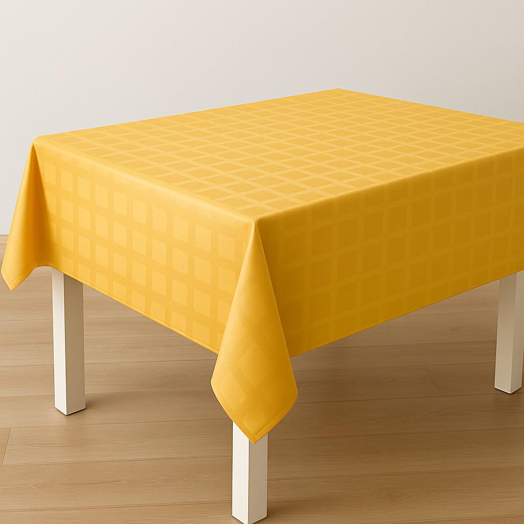Скатерть с грязеотталкивающим эффектом 2х1,5 м Желтый (4715) - фото 2 Скатерть с грязеотталкивающим эффектом 2х1,5 м Желтый (4715) - фото 2